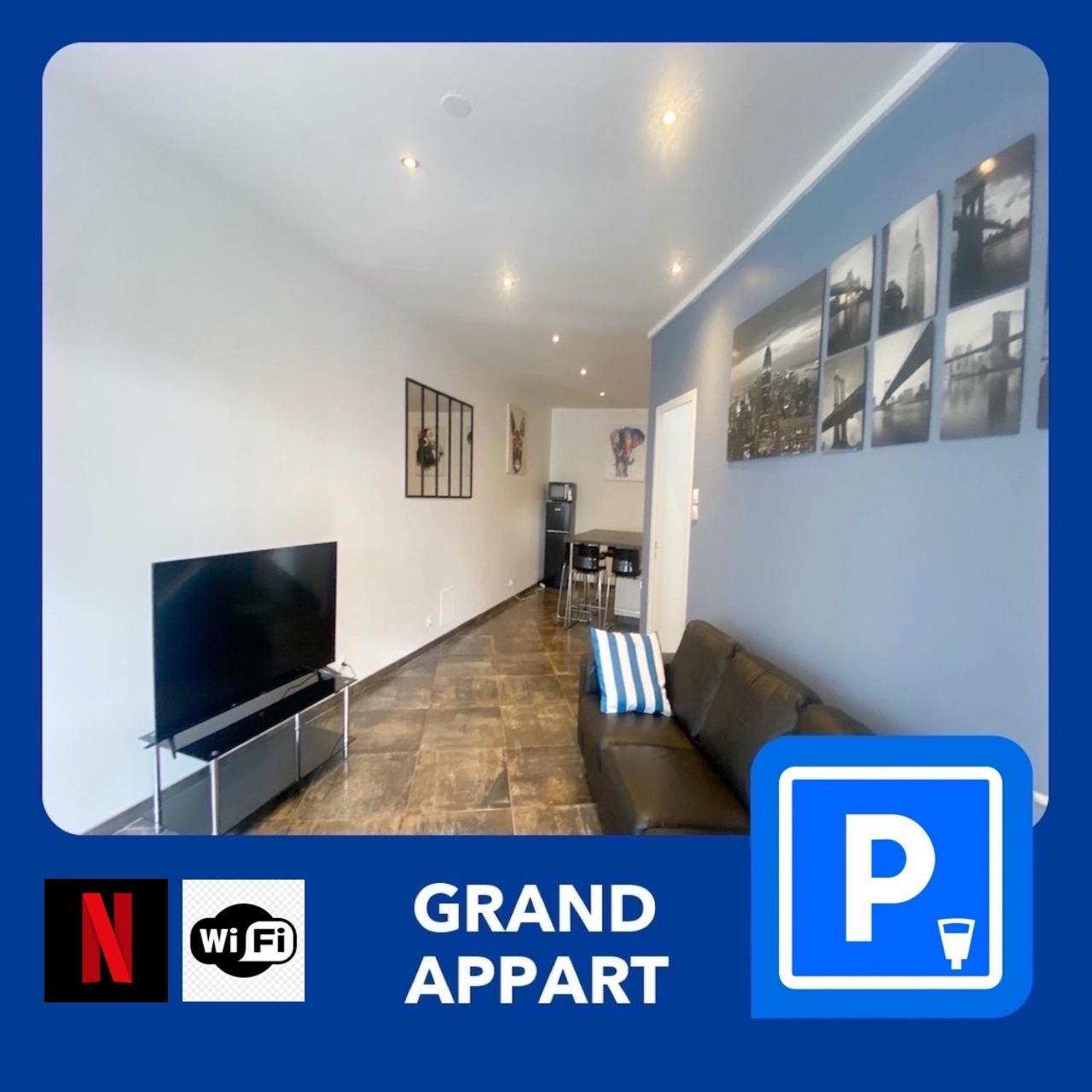 021 Chic & Cosy Grand Appart 84M2 Hypercentre Wifi Smart Tv Netflix Saint-Etienne  Ngoại thất bức ảnh